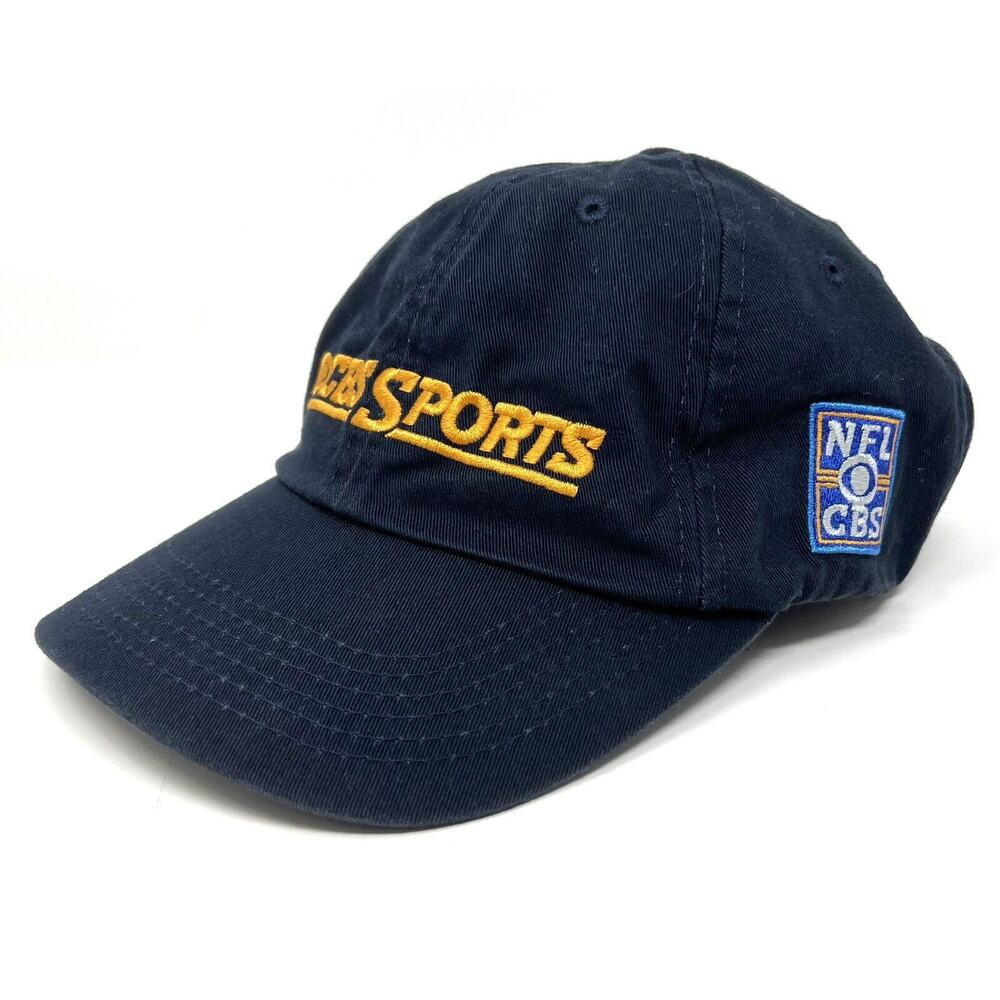 VTG CBS Sports NFL Hat Ball Cap TV Television K PRODUCTS Arnold Brant